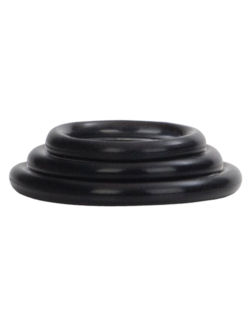 Silicone Support Rings - Black - Casual Toys