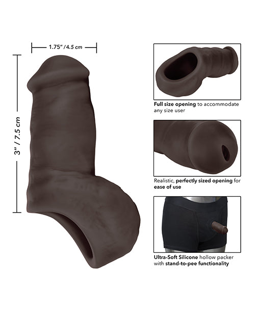 Packer Gear Ultra-soft Silicone Stp - Black - Casual Toys
