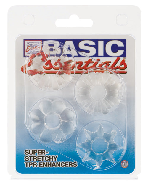 Basic Essentials Rings - Set Of 4 - Casual Toys