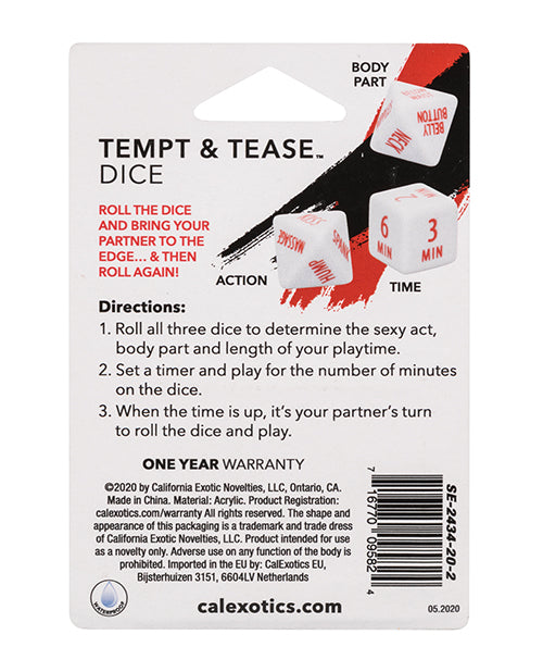 Tempt & Tease Dice - Casual Toys