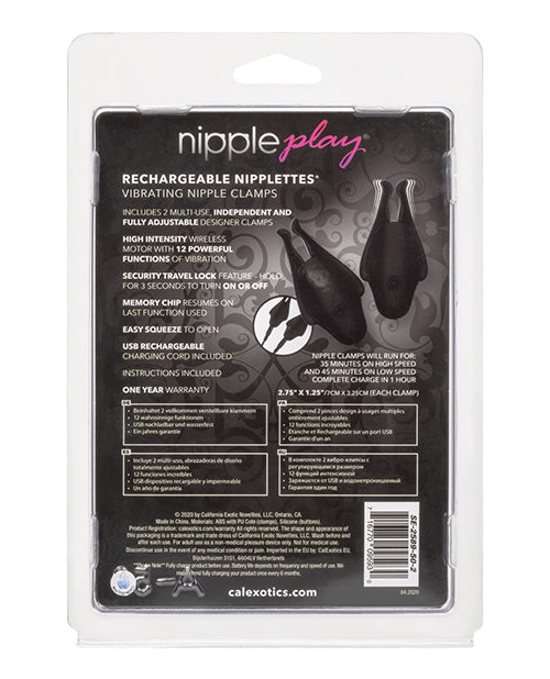 Nipple Play Rechargeable Nipplettes - Casual Toys