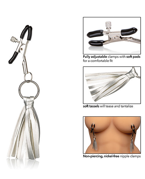 Nipple Play Playful Tassels Nipple Clamps - Casual Toys
