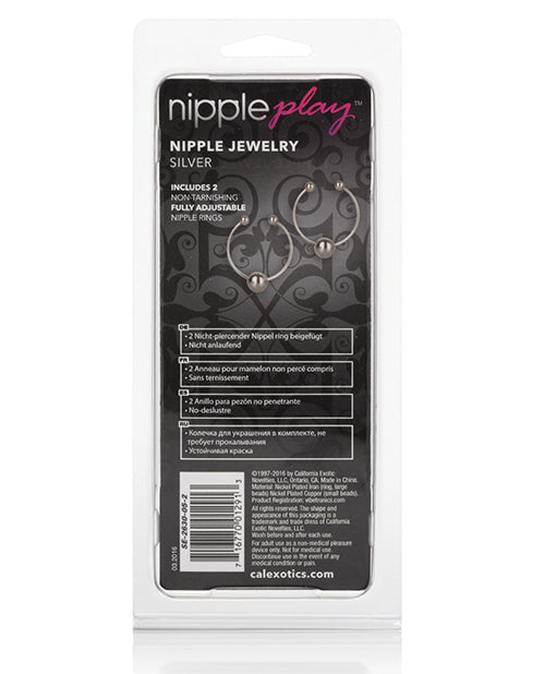 Nipple Play Nipple Jewelry - Silver - Casual Toys