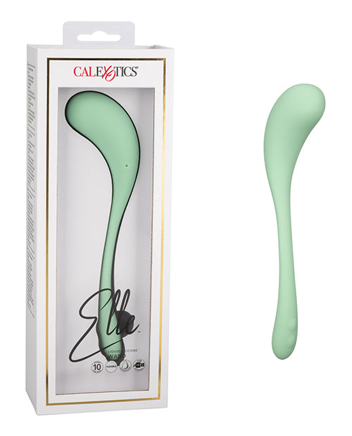 Elle Liquid Silicone Wand - Green - Casual Toys