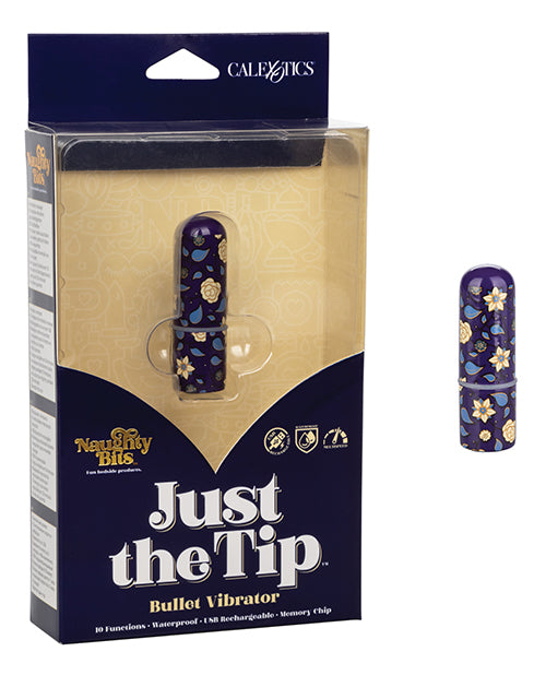 Naughty Bits Just The Tip Bullet Vibrator - Multi Color - Casual Toys