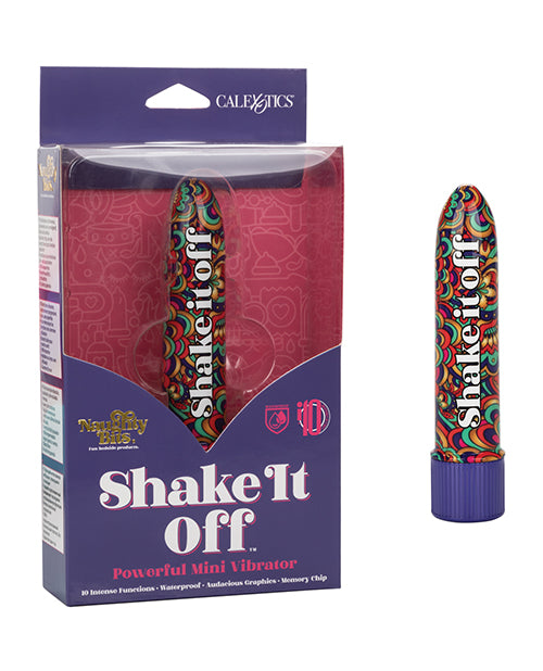 Naughty Bits Shake It Off Powerful Mini Vibrator - Multi Color - Casual Toys