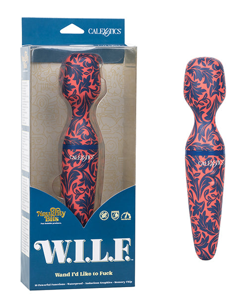 Naughty Bits W.i.l.f. Wand I'd Like To Fuck - Multi Color - Casual Toys