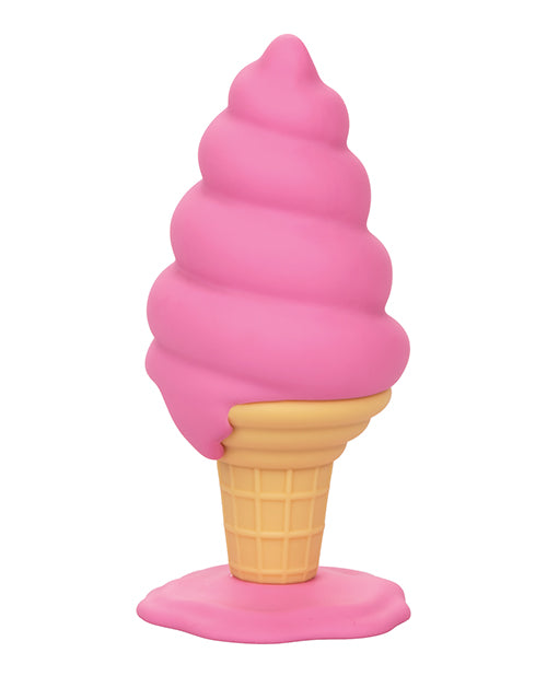 Naughty Bits Yum Bum Ice Cream Cone Butt Plug - Pink - Casual Toys