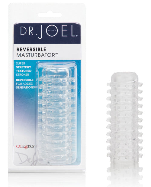 Dr Joel Kaplan Reversible Masturbator - Clear - Casual Toys