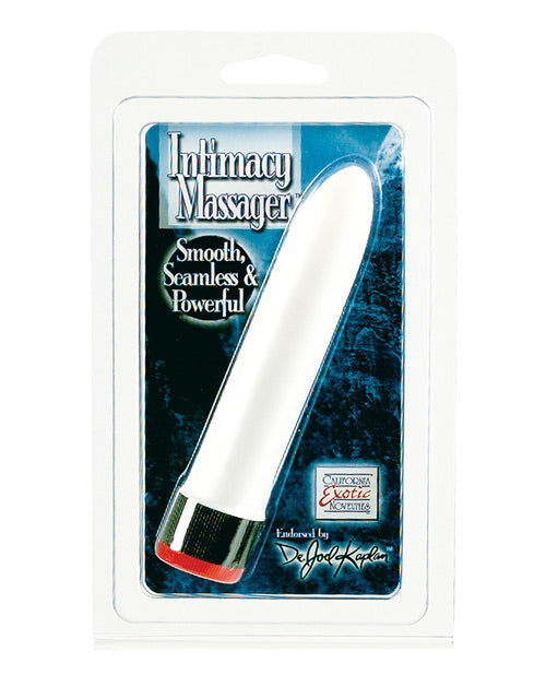Dr Joel Kaplan Intimacy Massager 4.5" - White - Casual Toys