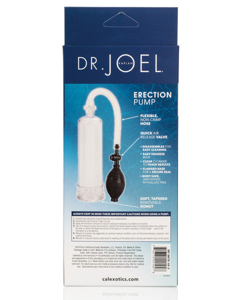 Dr Joel Kaplan Erection Pump - Clear - Casual Toys