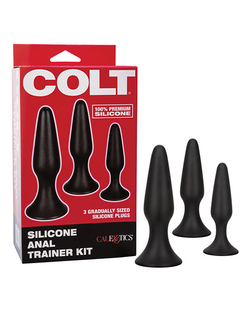 Colt Silicone Anal Trainer Kit - Black - Casual Toys