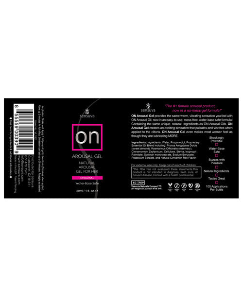 On For Her Arousal Gel Original - 1 Oz - Casual Toys