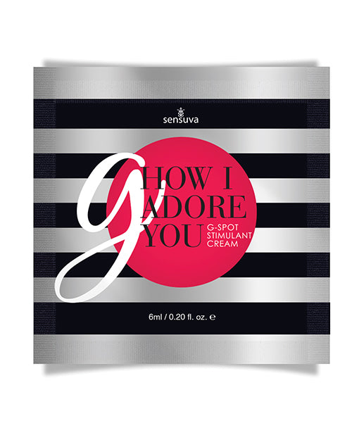 G How I Adore You G-spot Enhancement Cream - 6 Ml Single Use Pillow Packet - Casual Toys