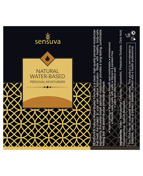 Sensuva Natural Water Based Personal - 4.23 Oz Salted Caramel - Casual Toys