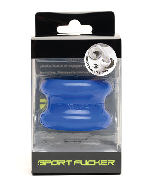 Sport Fucker Muscle Silicone Ball Stretcher - Blue