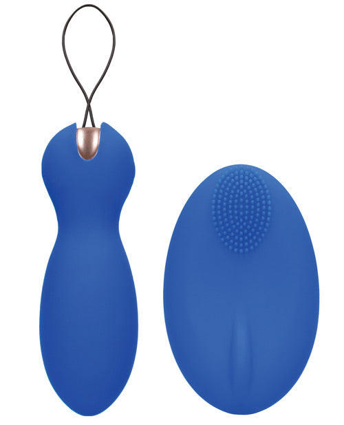 Shots Elegance Dual Vibrating Bullet & Remote - Blue - Casual Toys