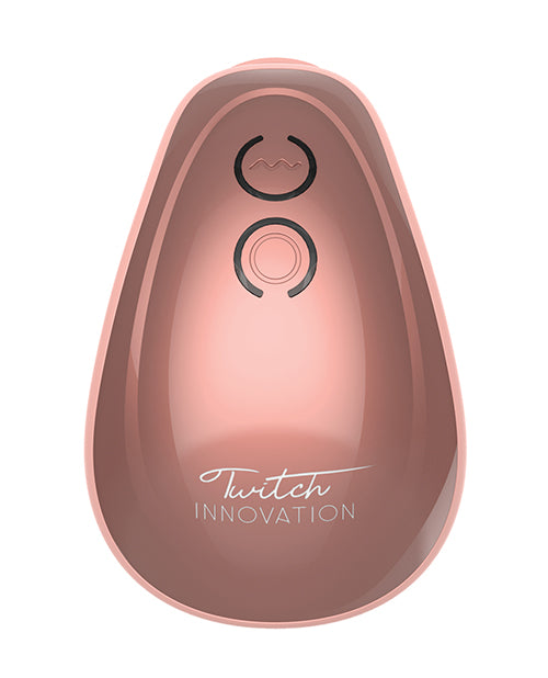 Shots Twitch Innovation Hands Free Clitoral Stimulator - Rose Gold - Casual Toys