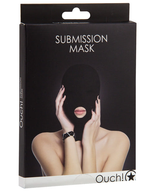 Shots Ouch Submission Mask - Black - Casual Toys