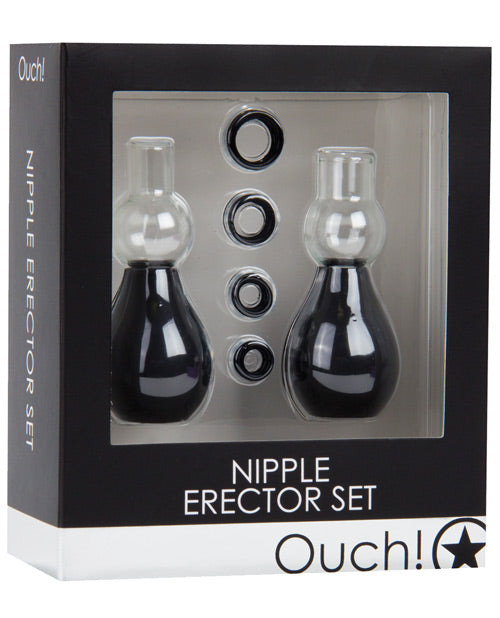 Shots Ouch Nipple Erector Set - Black - Casual Toys