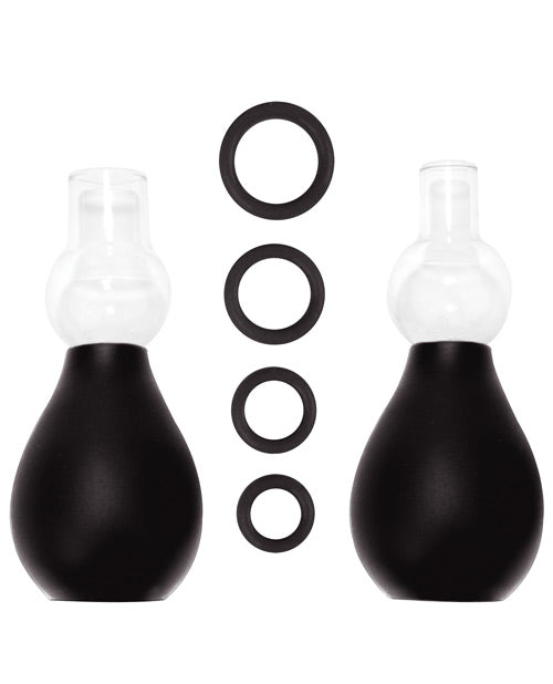 Shots Ouch Nipple Erector Set - Black - Casual Toys
