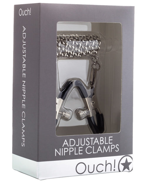 Shots Ouch Adjustable Nipple Clamps W/chain - Casual Toys