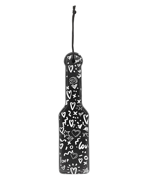 Shots Ouch Love Street Art Fashion Printed Paddle - Black - Casual Toys