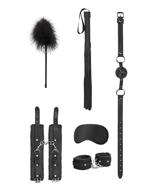 Shots Ouch Beginners Bondage Kit - Black - Casual Toys