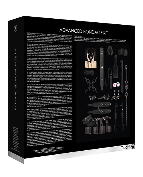 Shots Advanced Bondage Kit - Black - Casual Toys