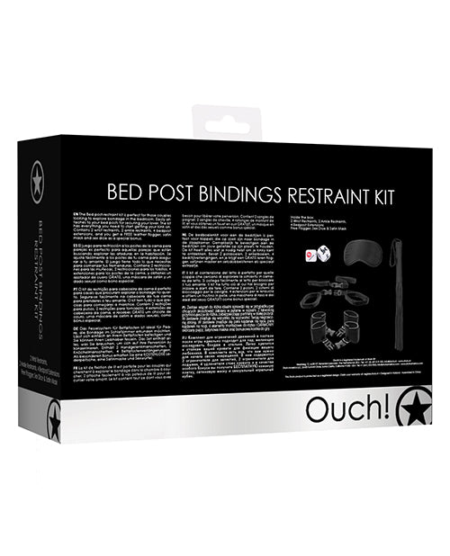 Shots Ouch Bed Post Bindings Restraint Kit - Casual Toys