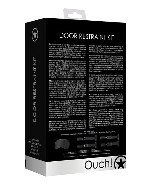 Shots Ouch Door Restraint Kit - Black - Casual Toys