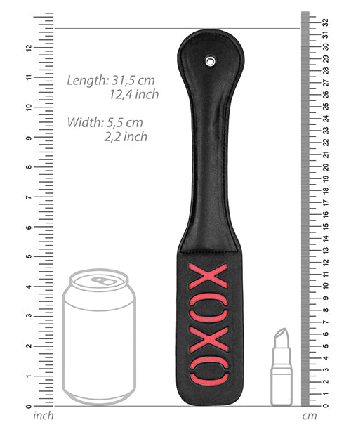 Shots Ouch Xoxo Paddle - Black - Casual Toys