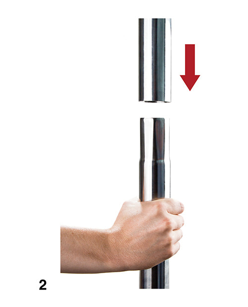 Shots Ouch Dance Pole - Silver - Casual Toys