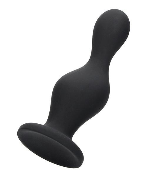 Shots Ouch Wave Butt Plug - Black - Casual Toys