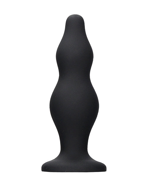 Shots Ouch Bubble Butt Plug - Black - Casual Toys
