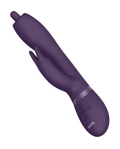 Shots Vive Nilo Pinpoint Rotating G-spot Rabbit - Purple - Casual Toys