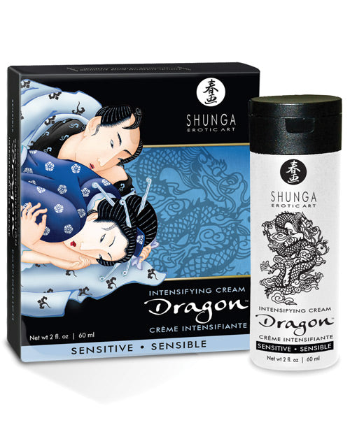 Shunga Dragon Sensitive Cream - 2 Oz - Casual Toys