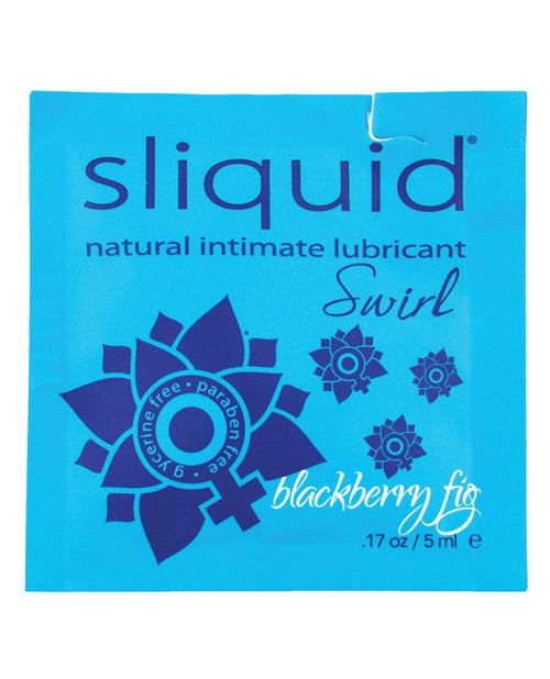 Sliquid Naturals Swirl Lubricant Pillow - .17 Oz - Casual Toys