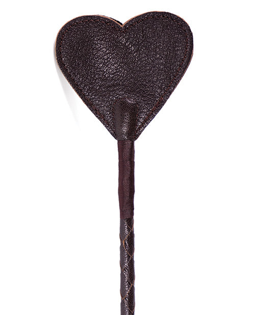 Spartacus Heart Crop - Brown Leather - Casual Toys