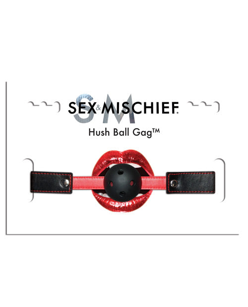 Sex & Mischief Hush Ball Gag - Casual Toys