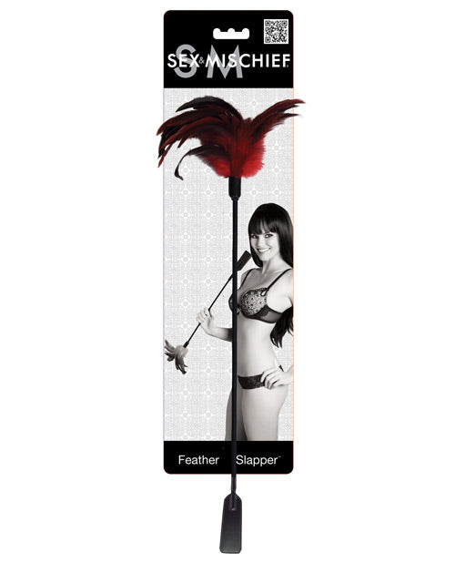 Sex & Mischief Feather Slapper - Red-black Feathers - Casual Toys
