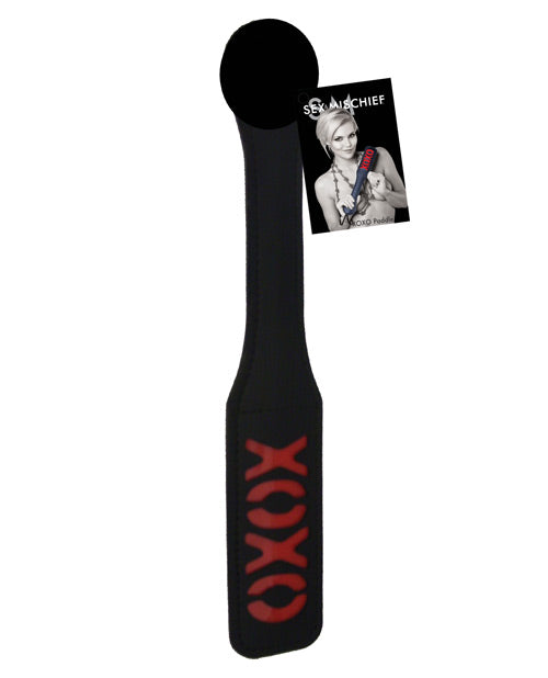 Sex & Mischief Impressions Xoxo Paddle - Black - Casual Toys