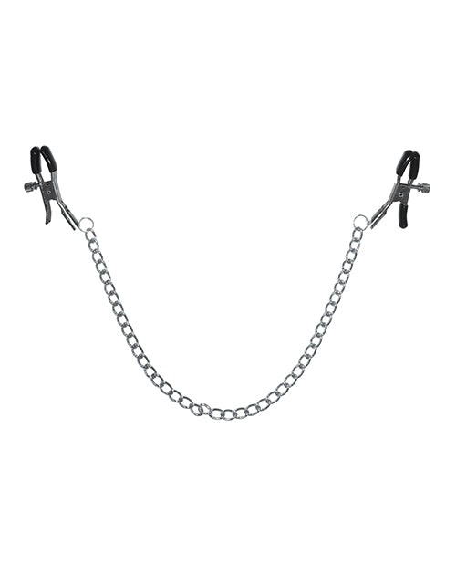 Sex & Mischief Chained Nipple Clamps - Casual Toys