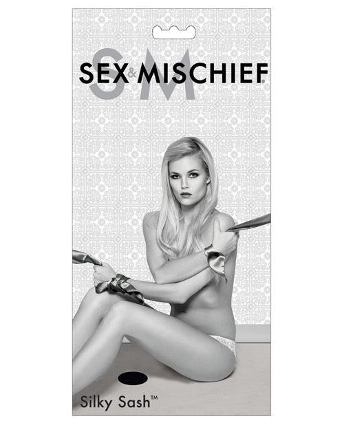 Sex & Mischief Silky Sash Restraints - Casual Toys