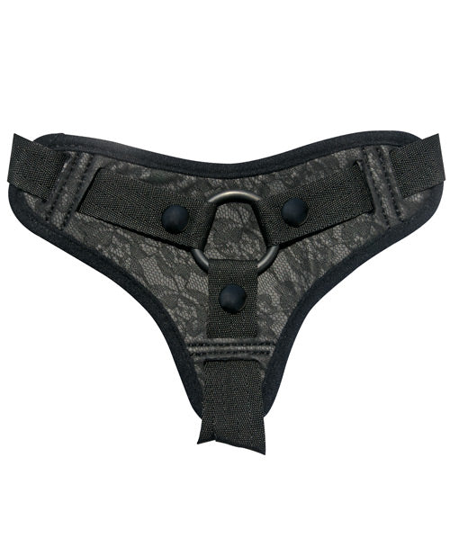 Sincerely Lace Strap-on - Black - Casual Toys