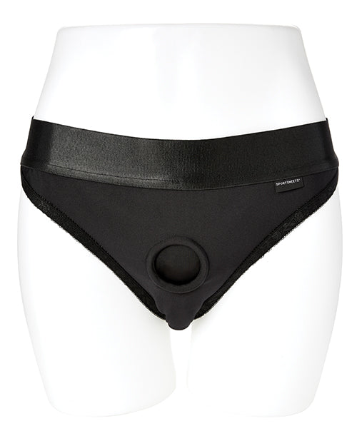 Sportsheets Silhouette Harness - Black - Casual Toys