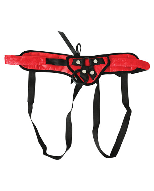 Sportsheets Lace Strap On Corsette - Red - Casual Toys