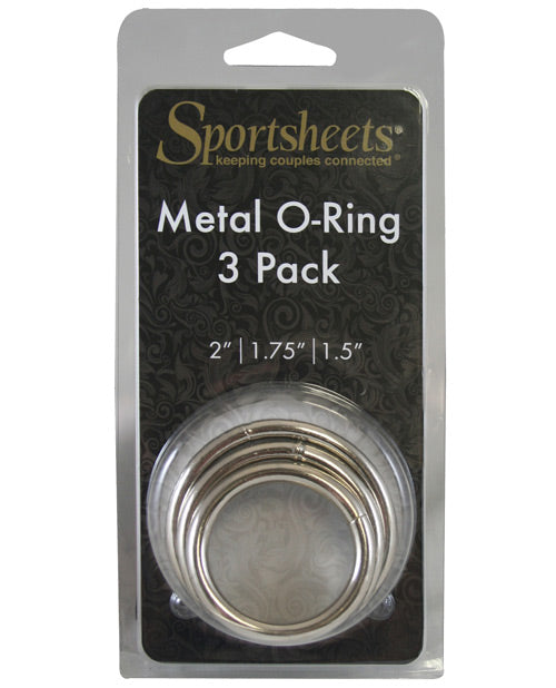 Sportsheets Metal O Ring - Pack Of 3 - Casual Toys