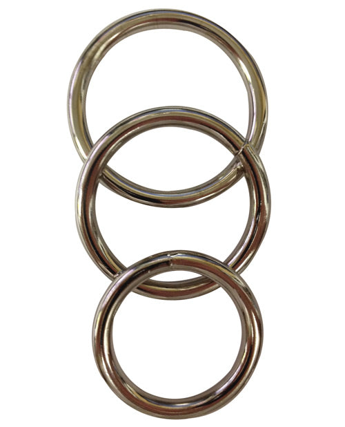 Sportsheets Metal O Ring - Pack Of 3 - Casual Toys