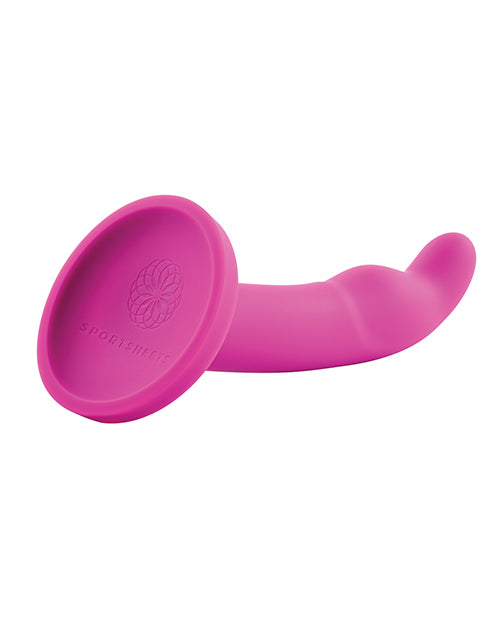 Sportsheets Tana 8" Silicone G Spot Dildo - Pink - Casual Toys